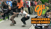 OJ WHEELS – HIGH-SPEED HILL BOMBS IN HELSINKI | VIDEO