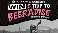 WIN A TRIP TO VOLCOM X YOUNG HENRYS’ BEER‘A’DISE